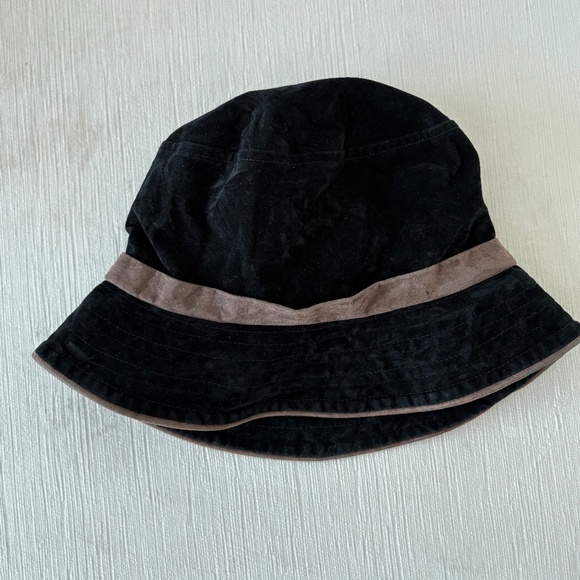 Vintage 1990s J.Crew Velvet Bucket Hat | Made in USA | One Size